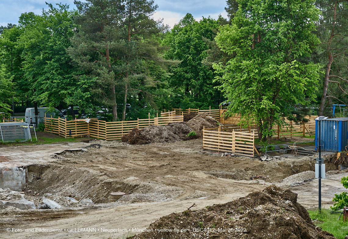 26.05.2022 - Baustelle am Haus für Kinder in Neuperlach